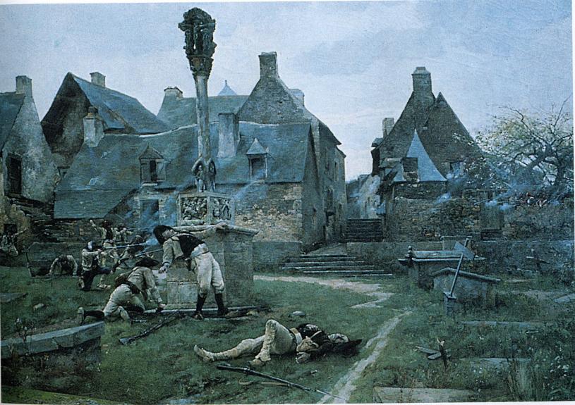 La défense de Rochefort-en-Terre, par Alexandre Bloch, 1885