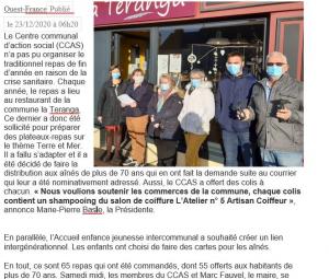 Article Ouest France CCAS